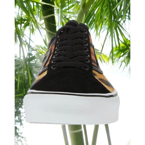 Vans SB Skate Old Skool Off The Wall Tiger Edition Suede Canvas Womens 9.5 New
